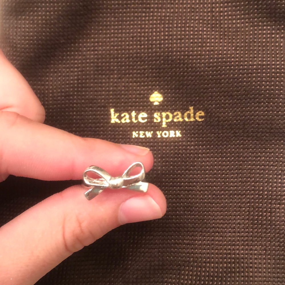 Kate Spade bow ring & bag! Size 5